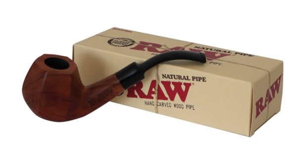 Oriģināla RAW Wooden Pipe koka pīpe dāvanu kastē