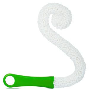 Lokana tīrīšanas birste bongiem un ūdenspīpēm (zaļa/balta), ершик для чистки бонга, flexible bong cleaning brush