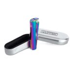 Vēja izturīgas šķiltavas Clipper Metal Jet Flame Icy sudraba dāvanu kastītē, турбо зажигалка клиппер хамелеон, clipper metal jet flame icy lighte