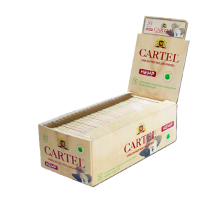 Cigarešu papīrs CARTEL Hemp Bloks - 50 paciņas