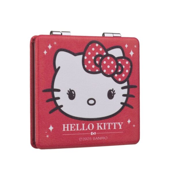 sarkans Hello Kitty kabatas spogulītis ar Sanrio dizainu