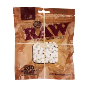 Filtri RAW Classic Cotton Slim 6mm (200 gab.)