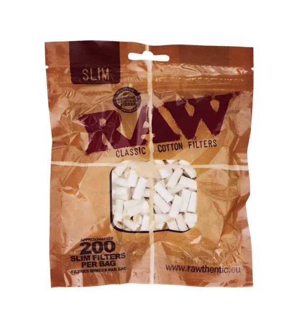 Filtri RAW Classic Cotton Slim 6mm (200 gab.)