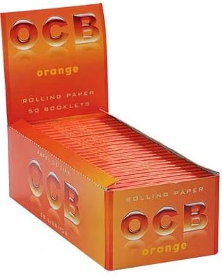 OCB Orange Cigarešu Papīrs - Bloks (50 paciņas) OCB Orange cigarešu papīru bloks (50 paciņas)