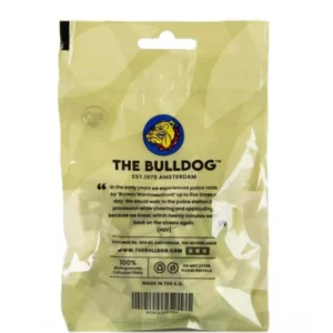 The Bulldog BIO filtru iepakojuma aizmugure ar ražotāja aprakstu